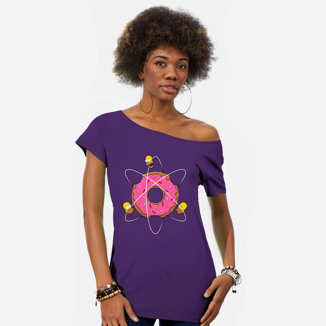 Homer's Science-Womens-Off Shoulder-Tee-Umberto Vicente