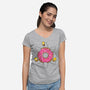 Homer's Science-Womens-V-Neck-Tee-Umberto Vicente