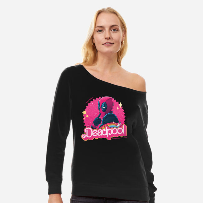 Just A Merc-Womens-Off Shoulder-Sweatshirt-teesgeex