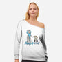 Morty Potter-Womens-Off Shoulder-Sweatshirt-Umberto Vicente