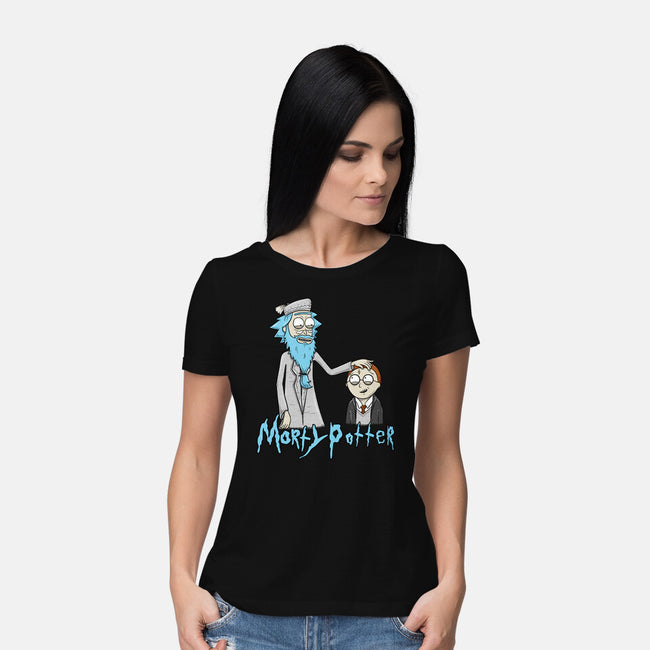 Morty Potter-Womens-Basic-Tee-Umberto Vicente