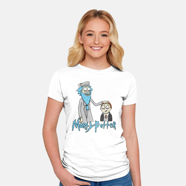 Morty Potter-Womens-Fitted-Tee-Umberto Vicente