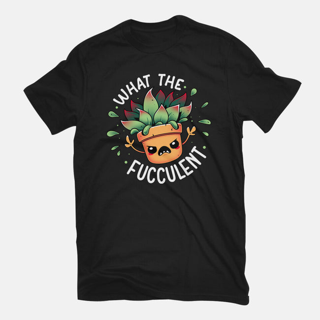 Raging Succulent-Womens-Fitted-Tee-Snouleaf