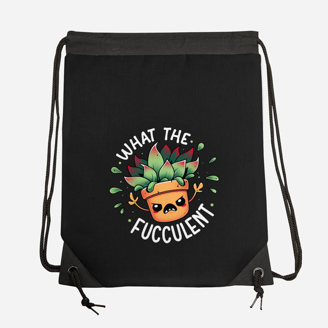 Raging Succulent-None-Drawstring-Bag-Snouleaf