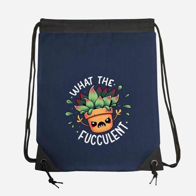 Raging Succulent-None-Drawstring-Bag-Snouleaf