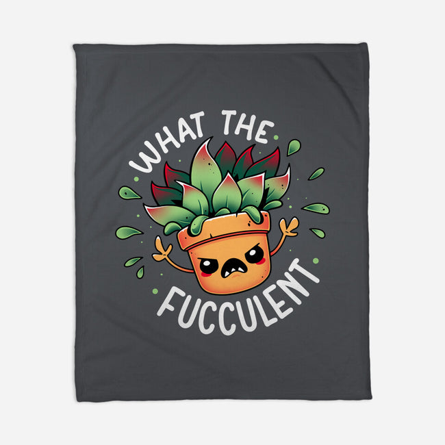 Raging Succulent-None-Fleece-Blanket-Snouleaf