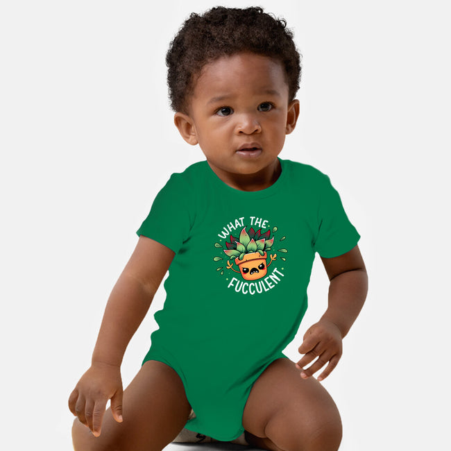 Raging Succulent-Baby-Basic-Onesie-Snouleaf