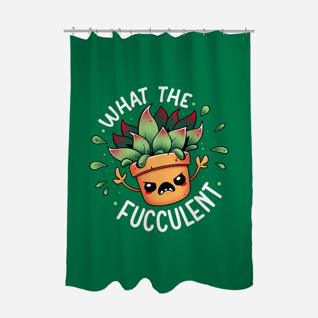 Raging Succulent-None-Polyester-Shower Curtain-Snouleaf