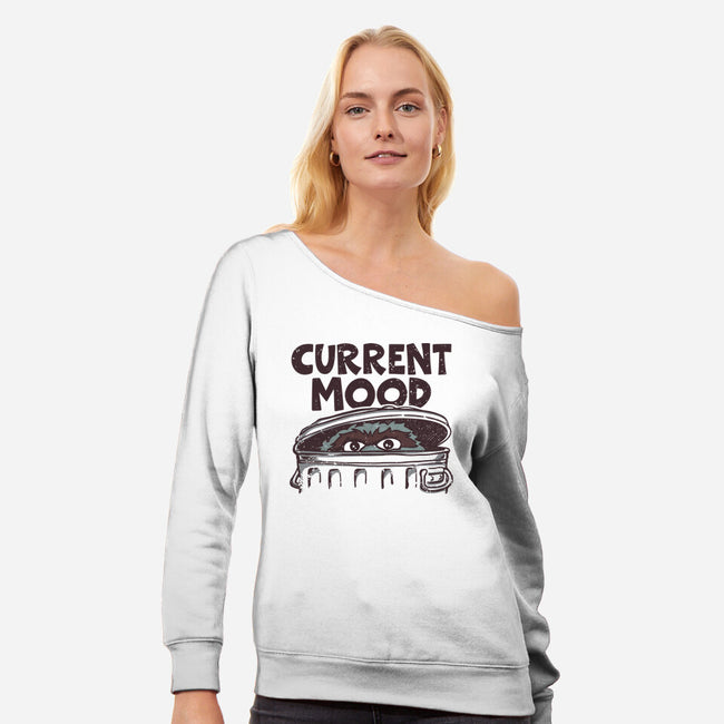 Current Mood-Womens-Off Shoulder-Sweatshirt-retrodivision