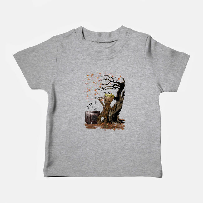 Autumn Dance-Baby-Basic-Tee-DrMonekers