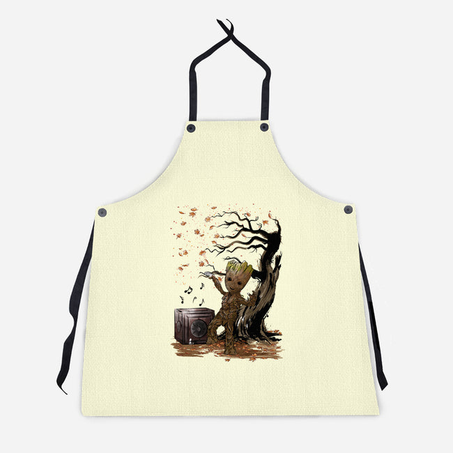 Autumn Dance-Unisex-Kitchen-Apron-DrMonekers