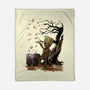 Autumn Dance-None-Fleece-Blanket-DrMonekers