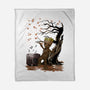 Autumn Dance-None-Fleece-Blanket-DrMonekers