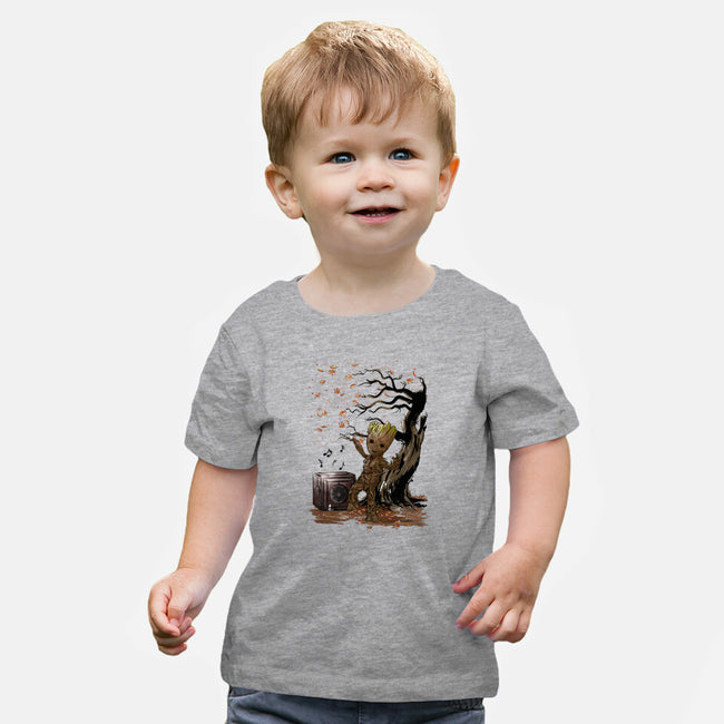 Autumn Dance-Baby-Basic-Tee-DrMonekers