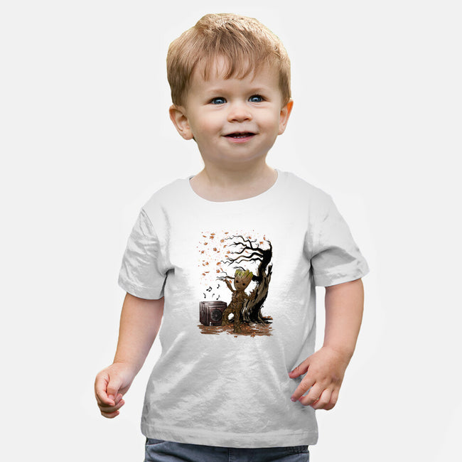 Autumn Dance-Baby-Basic-Tee-DrMonekers