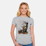 Autumn Dance-Womens-Fitted-Tee-DrMonekers