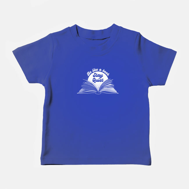 Be Like A Book-Baby-Basic-Tee-rocketman_art