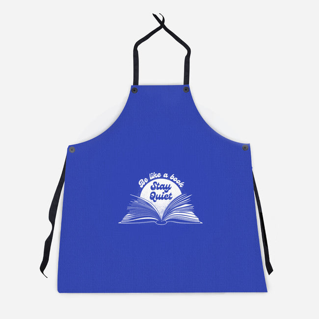 Be Like A Book-Unisex-Kitchen-Apron-rocketman_art