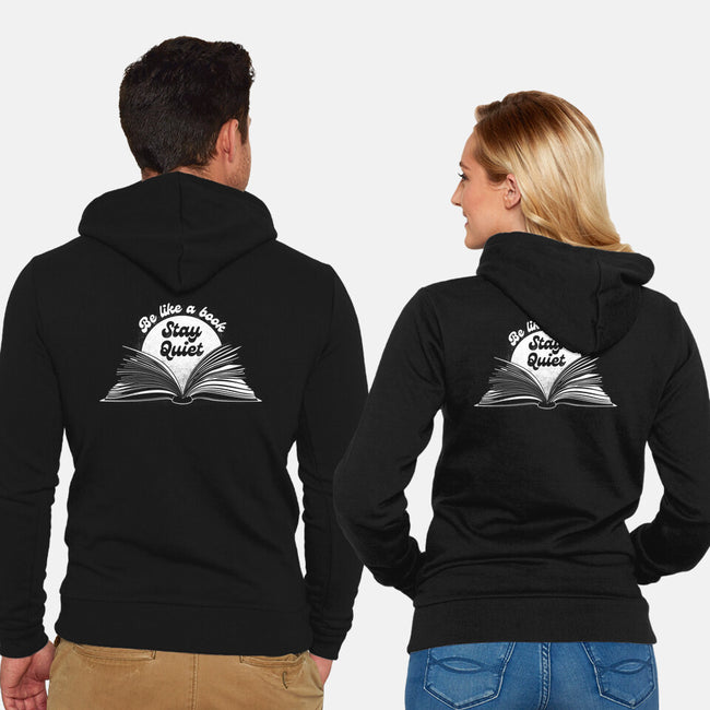 Be Like A Book-Unisex-Zip-Up-Sweatshirt-rocketman_art