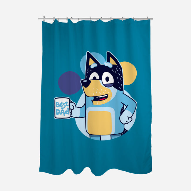 Blue Dad-None-Polyester-Shower Curtain-Getsousa!