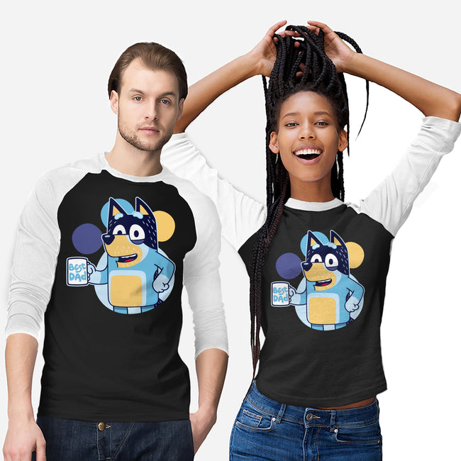 Blue Dad-Unisex-Baseball-Tee-Getsousa!