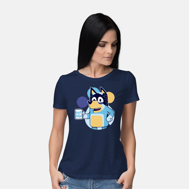 Blue Dad-Womens-Basic-Tee-Getsousa!