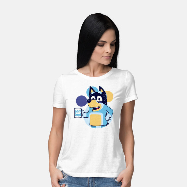 Blue Dad-Womens-Basic-Tee-Getsousa!