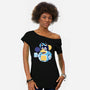 Blue Dad-Womens-Off Shoulder-Tee-Getsousa!