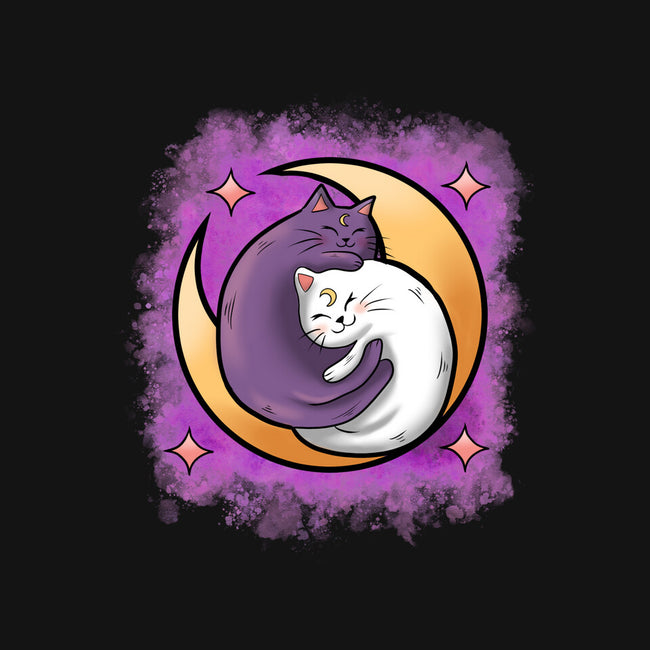 Love In The Moon-Cat-Basic-Pet Tank-nickzzarto