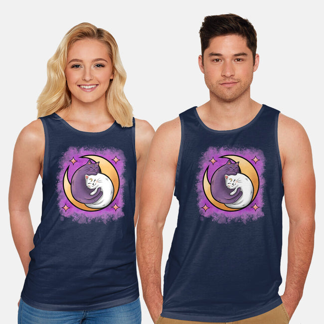 Love In The Moon-Unisex-Basic-Tank-nickzzarto