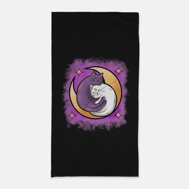 Love In The Moon-None-Beach-Towel-nickzzarto