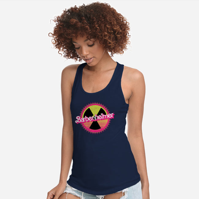 Barbenheimer Reactor-Womens-Racerback-Tank-rocketman_art