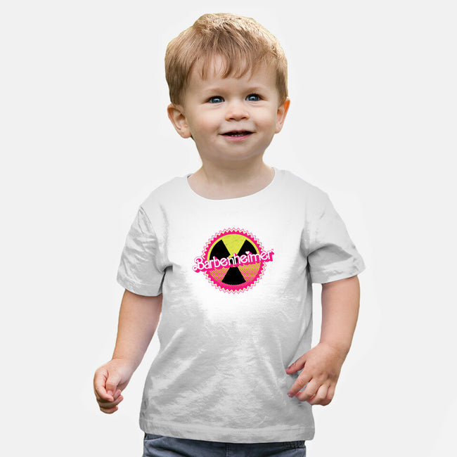 Barbenheimer Reactor-Baby-Basic-Tee-rocketman_art