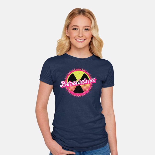 Barbenheimer Reactor-Womens-Fitted-Tee-rocketman_art