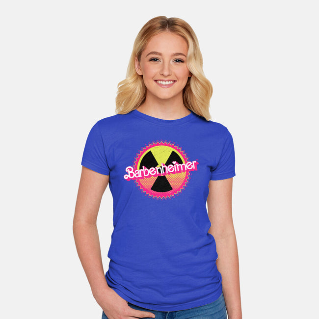 Barbenheimer Reactor-Womens-Fitted-Tee-rocketman_art