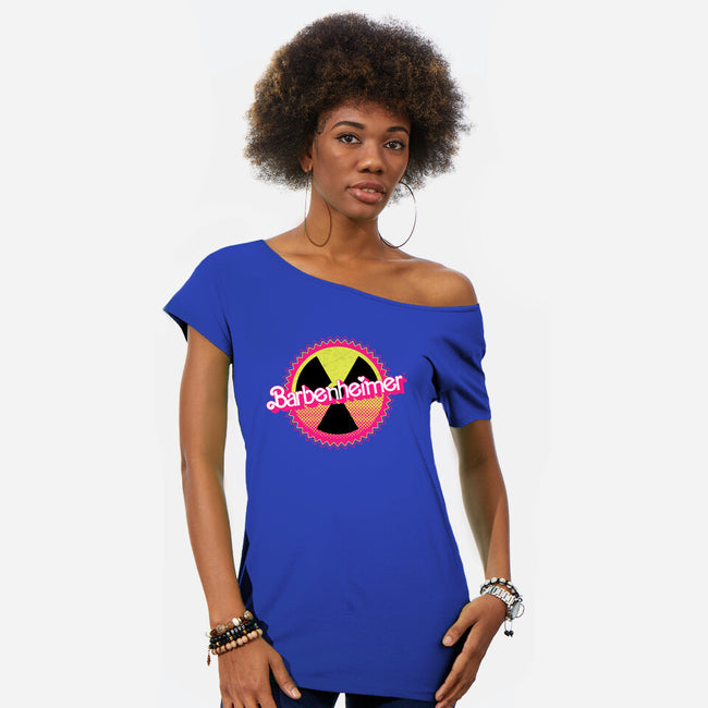 Barbenheimer Reactor-Womens-Off Shoulder-Tee-rocketman_art