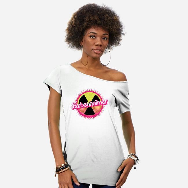 Barbenheimer Reactor-Womens-Off Shoulder-Tee-rocketman_art