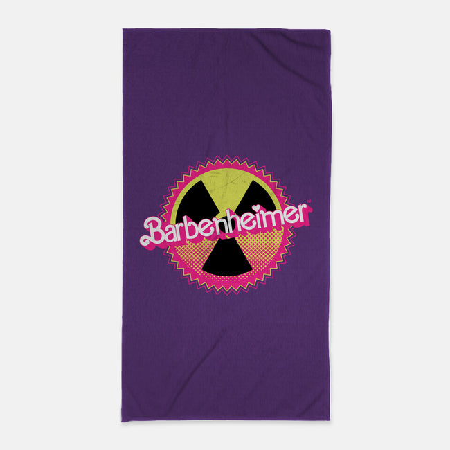 Barbenheimer Reactor-None-Beach-Towel-rocketman_art