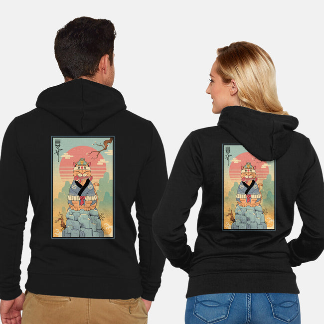 Meowster Adventure-Unisex-Zip-Up-Sweatshirt-vp021