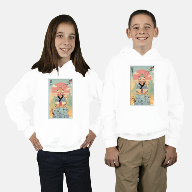 Meowster Adventure-Youth-Pullover-Sweatshirt-vp021