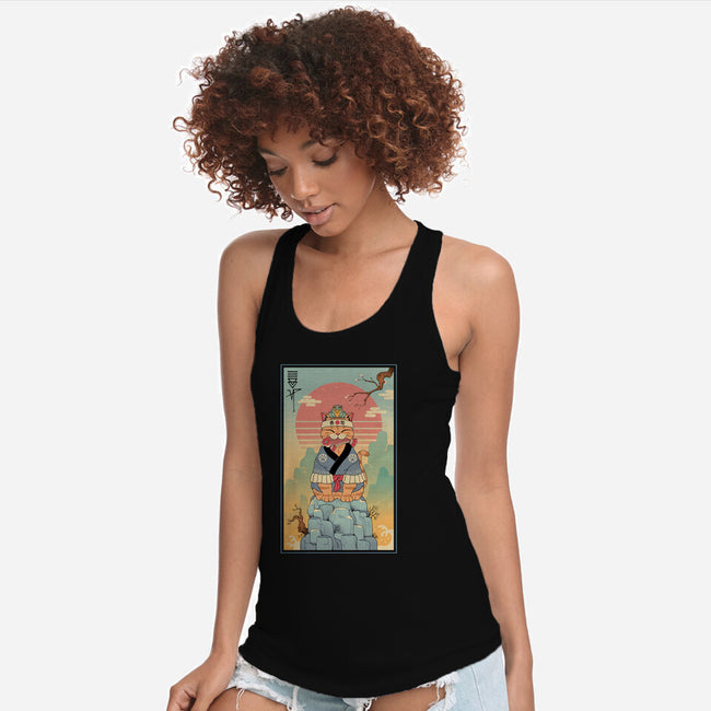 Meowster Adventure-Womens-Racerback-Tank-vp021