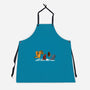 Kaiju Road-Unisex-Kitchen-Apron-pigboom