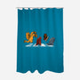 Kaiju Road-None-Polyester-Shower Curtain-pigboom