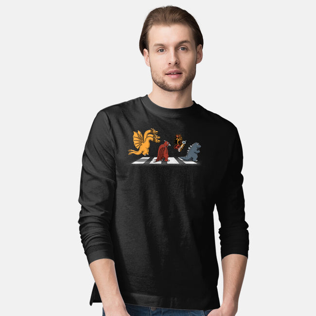 Kaiju Road-Mens-Long Sleeved-Tee-pigboom