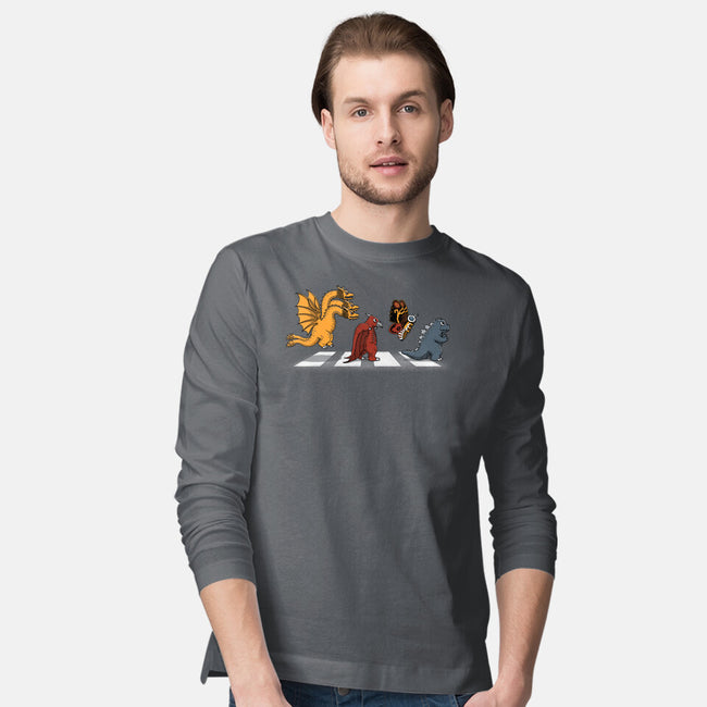 Kaiju Road-Mens-Long Sleeved-Tee-pigboom