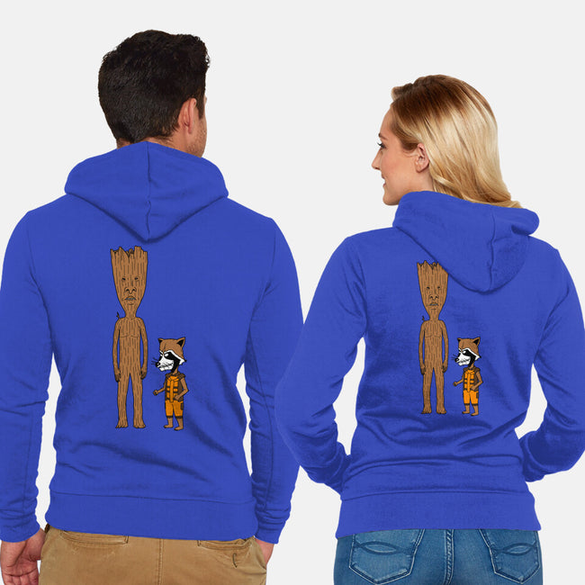 Stupid Guardians-Unisex-Zip-Up-Sweatshirt-pigboom