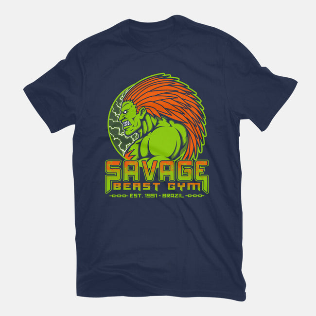 Savage Beast Gym-Mens-Heavyweight-Tee-pigboom