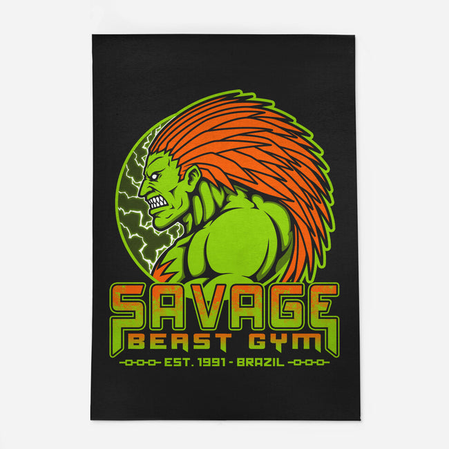 Savage Beast Gym-None-Indoor-Rug-pigboom