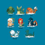 Sea Monsters-None-Fleece-Blanket-Vallina84