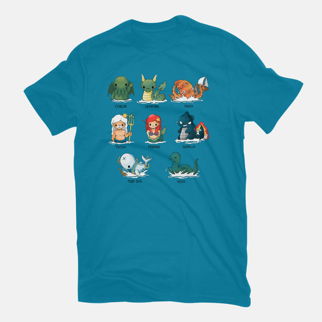 Sea Monsters-Mens-Premium-Tee-Vallina84